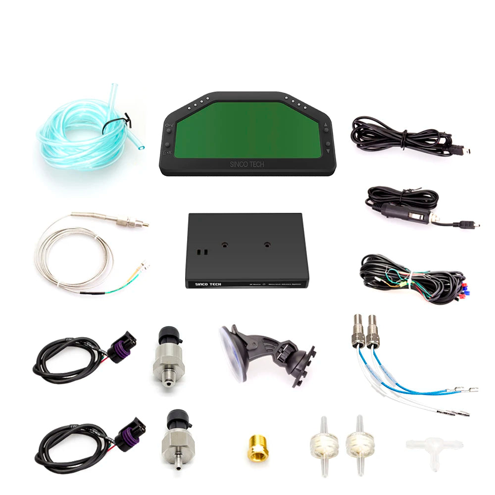 DO904 Bluetooth Race Gauge – Car Tacho Dashboard Sensor Kit with LCD Screen