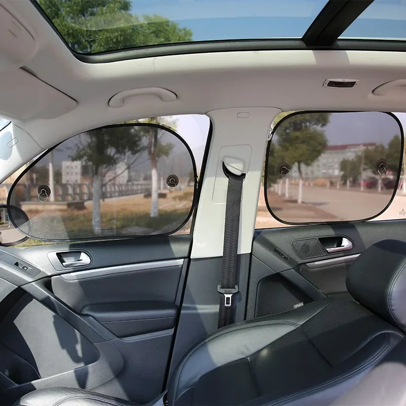 Car Window Sunshade – Mesh UV Protection for Side & Rear Windows