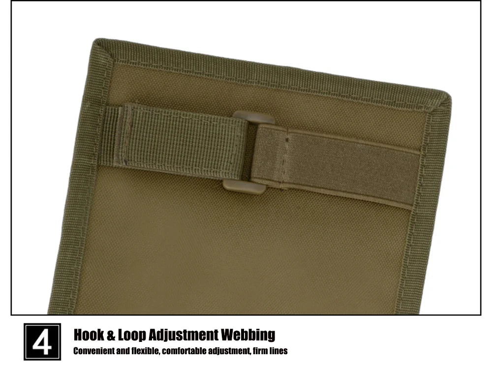 Car Sun Visor Organizer – Molle Panel with Zipper Pouch & Glasses Clip