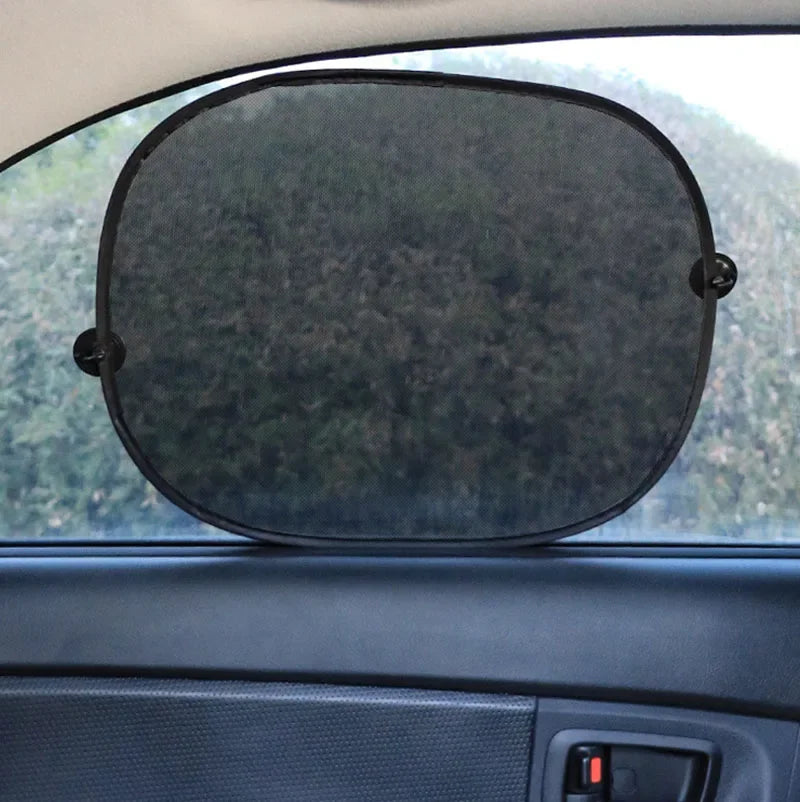 Car Window Sunshade – Mesh UV Protection for Side & Rear Windows
