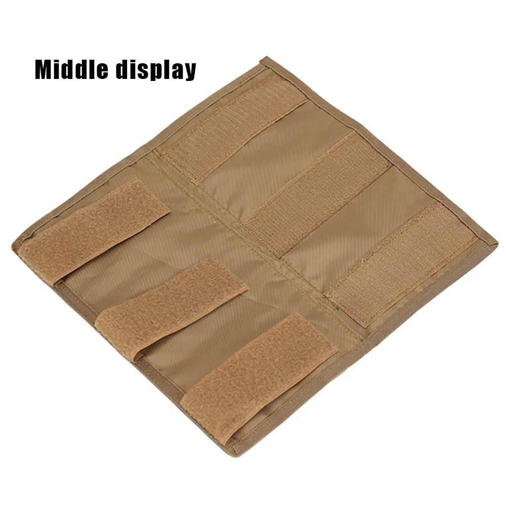 Car Sun Visor Organizer – Molle Panel with Zipper Pouch & Glasses Clip