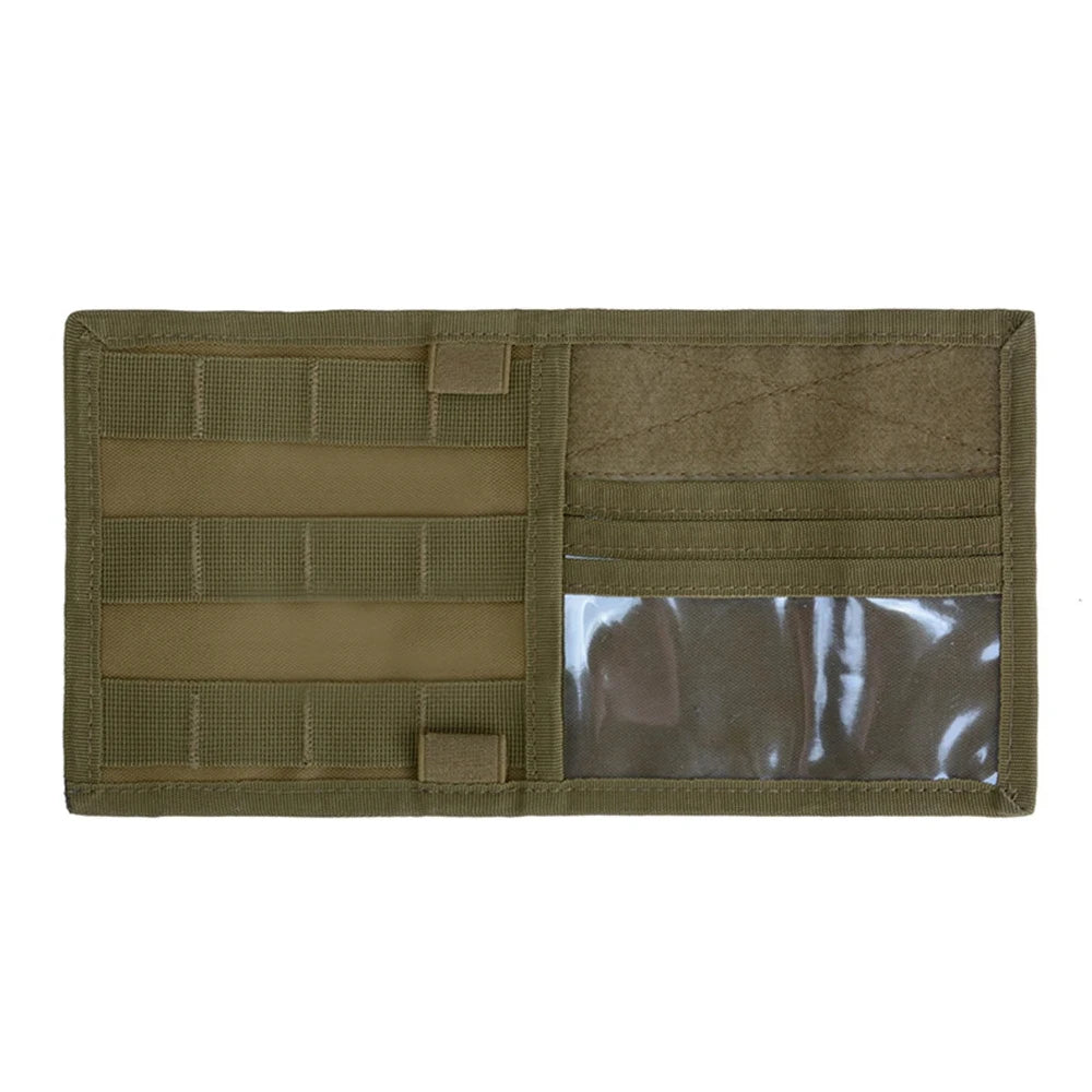 Car Sun Visor Organizer – Molle Panel with Zipper Pouch & Glasses Clip