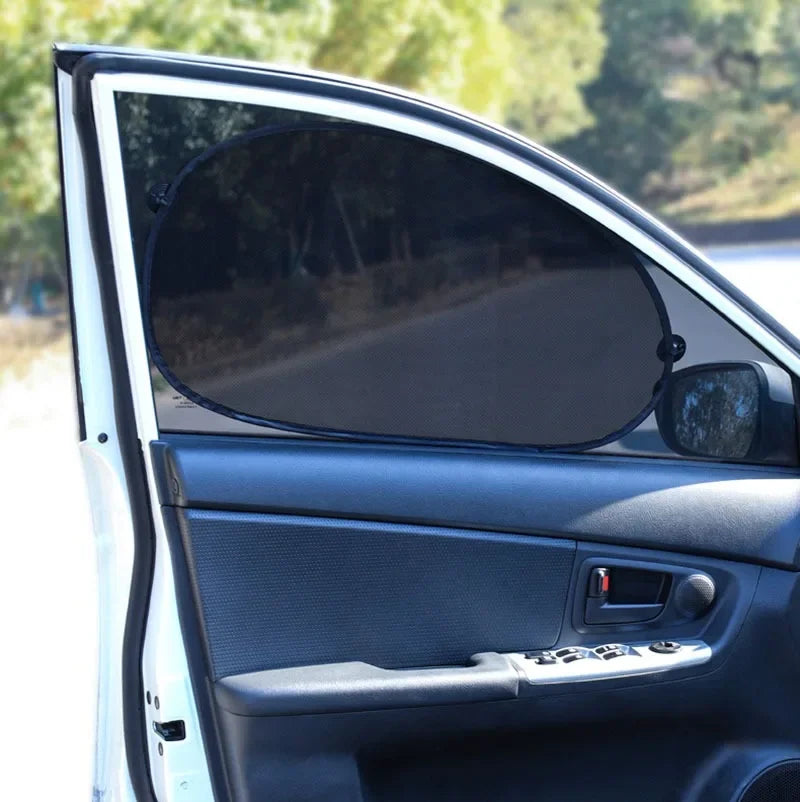 Car Window Sunshade – Mesh UV Protection for Side & Rear Windows