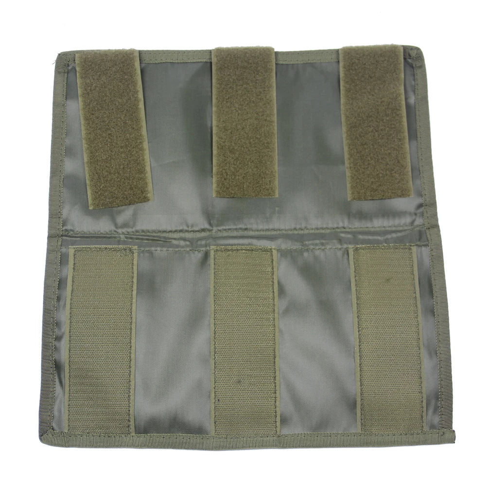 Car Sun Visor Organizer – Molle Panel with Zipper Pouch & Glasses Clip