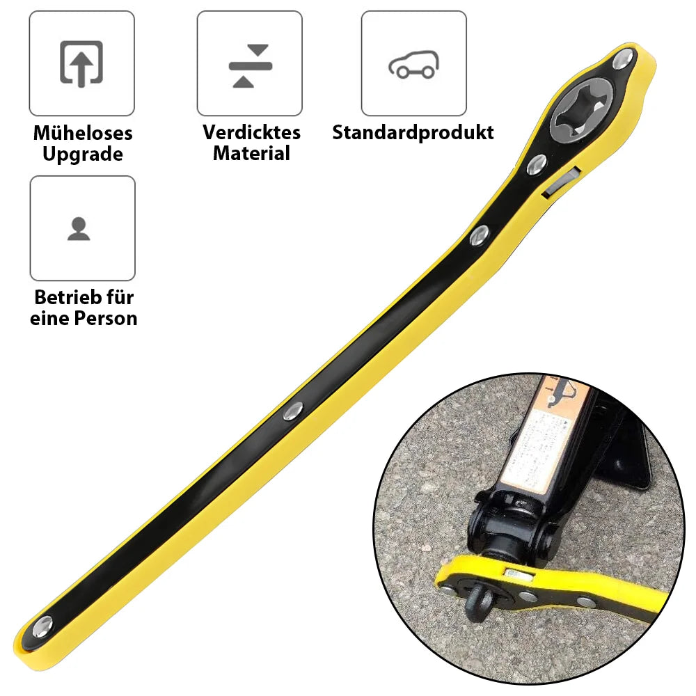 2T/3T Car Scissor Jack with Wrench – Emergency Crank Lift for SUVs & Vehicles