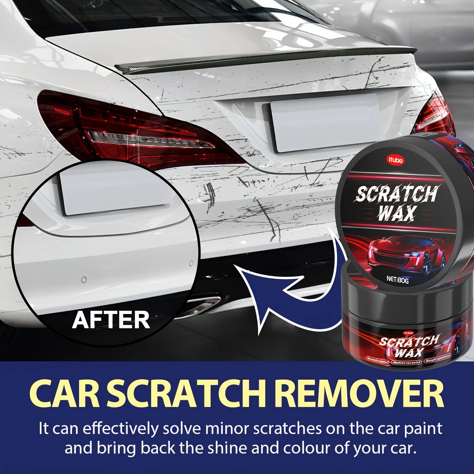 Car Scratch Repair Kit For repairing paint scratches, polishing to remove scratches, body polishing and anti-scratch waxing
