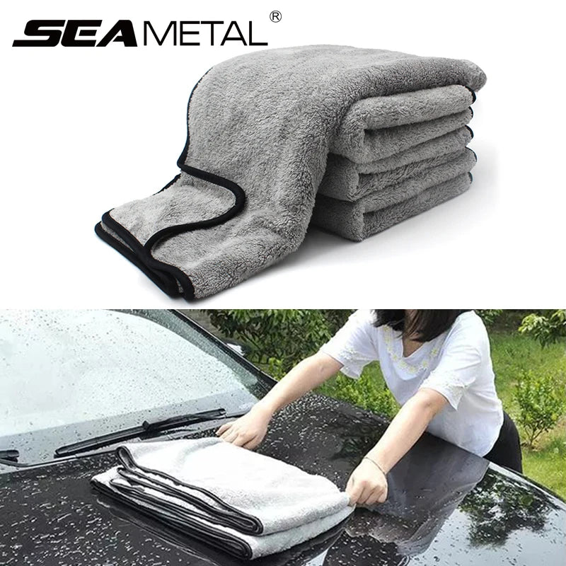 SEAMETAL Ultra-Soft Microfiber Car Washing & Drying Towel – High Absorbency