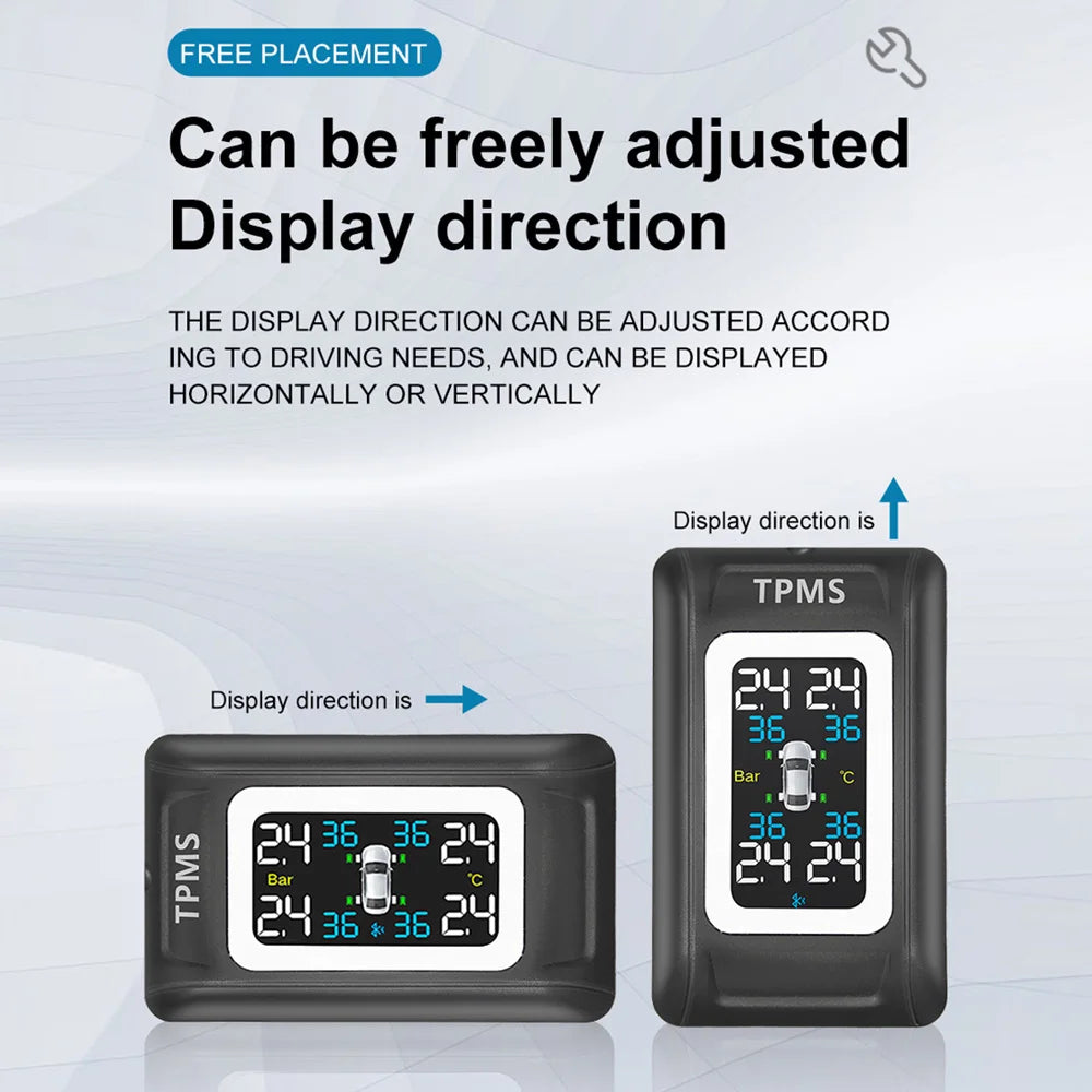 Intelligent TPMS Tire Pressure Monitoring System – Compact & Car-Specific Design