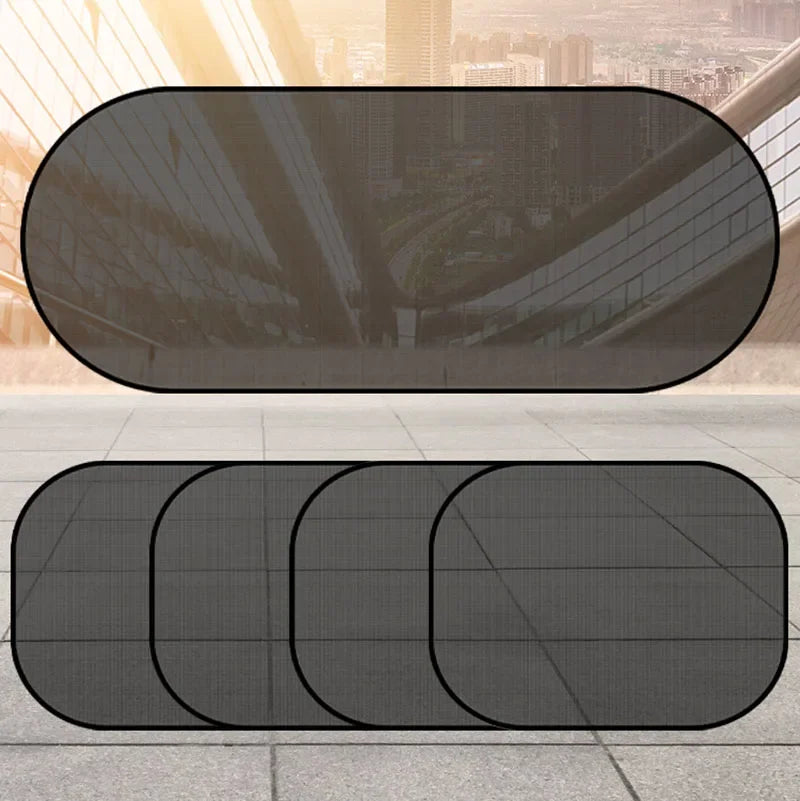 Car Window Sunshade – Mesh UV Protection for Side & Rear Windows
