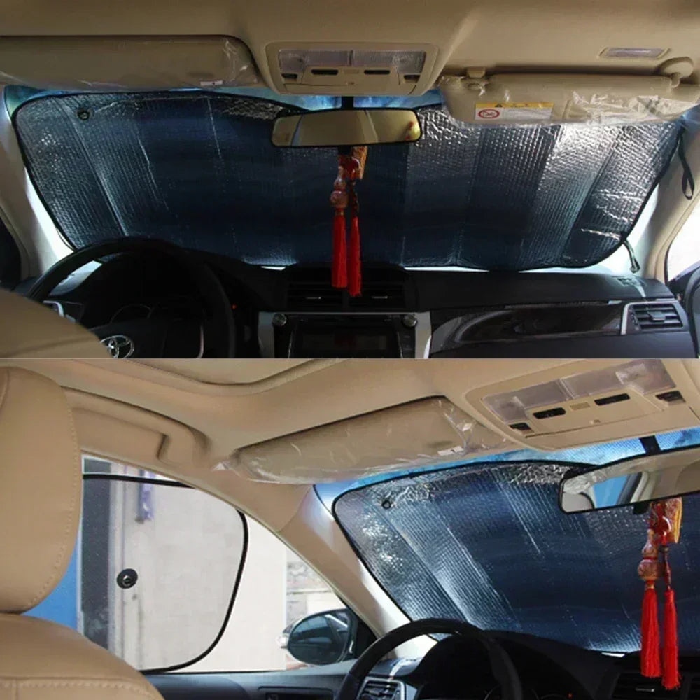 Car front and rear sun visors Car windshield Summer sun protection Heat Insulation Window sunshade Car interior sun visor