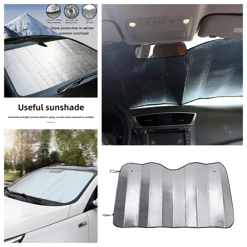 Car front and rear sun visors Car windshield Summer sun protection Heat Insulation Window sunshade Car interior sun visor
