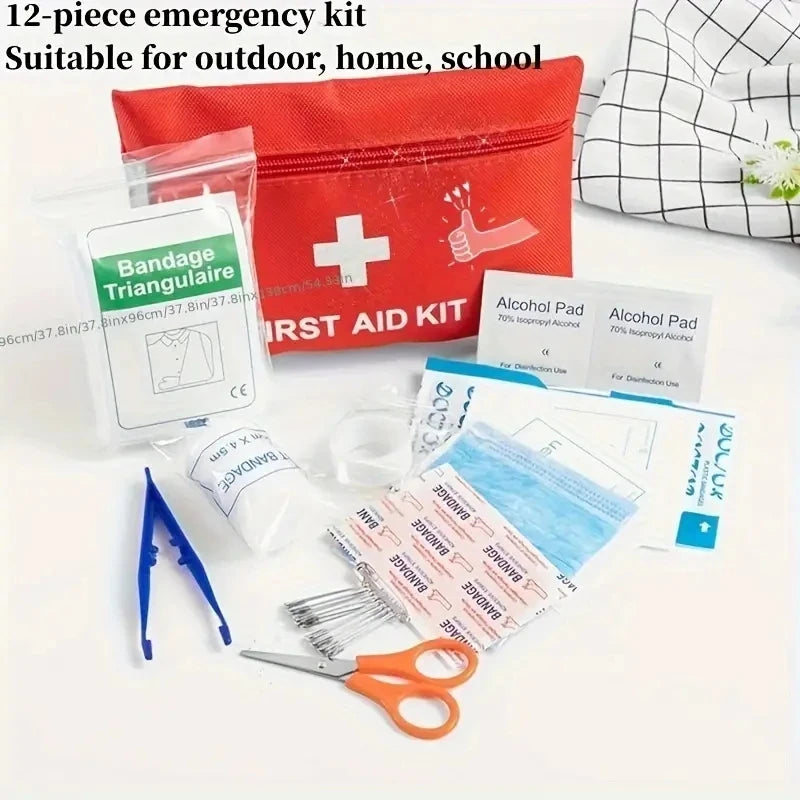 Portable Car First Aid Kit – Compact Emergency Health Kit