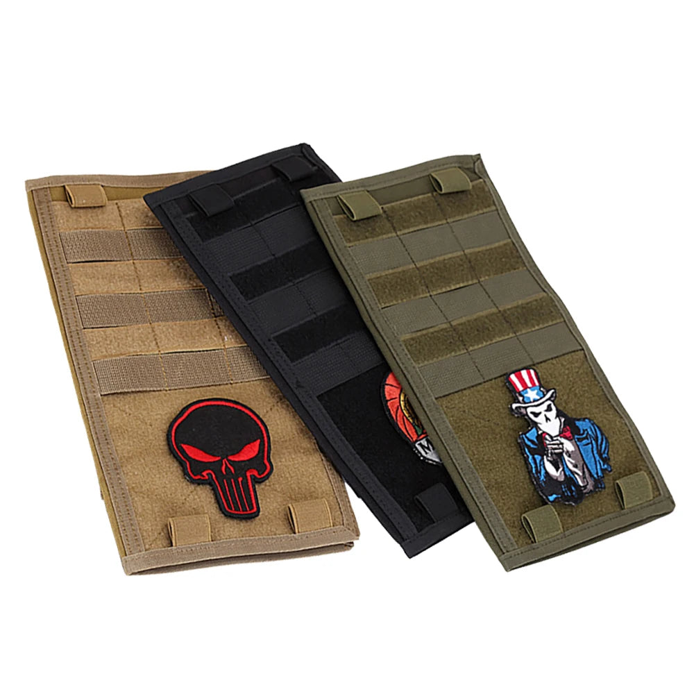 Car Sun Visor Organizer – Molle Panel with Zipper Pouch & Glasses Clip