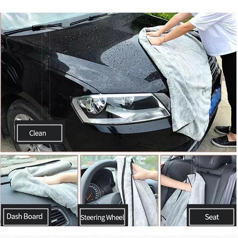 SEAMETAL Ultra-Soft Microfiber Car Washing & Drying Towel – High Absorbency