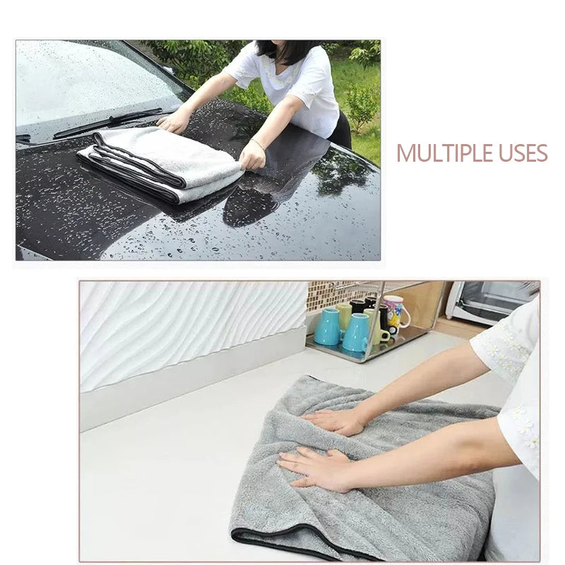 SEAMETAL Ultra-Soft Microfiber Car Washing & Drying Towel – High Absorbency