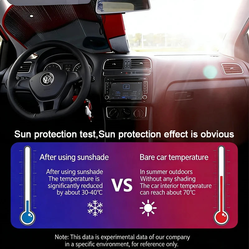 Car Solar Protection 4 Colors Eyes Heated Windshield Sunshade Car Window Windscreen Cover Sun Shade Auto Sun Visor Car-covers